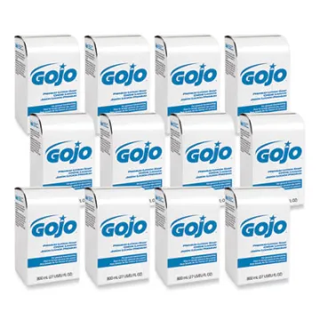 Picture of GOJO Premium Lotion Soap, Waterfall, 800 Ml Bag-In-Box Refill, 12/Carton
