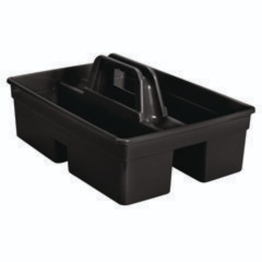 Picture of Executive Carry Caddy    2-Compartment    Plastic    10.75W X 6.5H    Black
