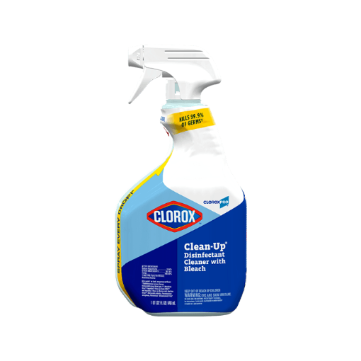 Picture of CloroxPro  Clean-Up® 32 Fl Oz Trigger Spray, Pale Yellow, Liquid, Clean-Up® Disinfectant Bleach Cleaner (9 cs