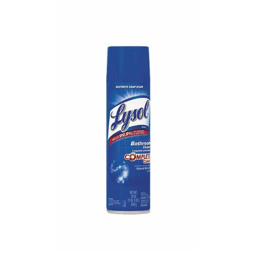 Picture of Lysol,  Power Foam Bathroom Cleaner - 24 oz., Aerosol, 12/CS