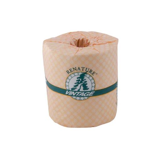 Picture of Renature 2 Ply Toilet Tissue - 4.25" x 3.5" - 500 sheets/roll, Recycled – 96/cs